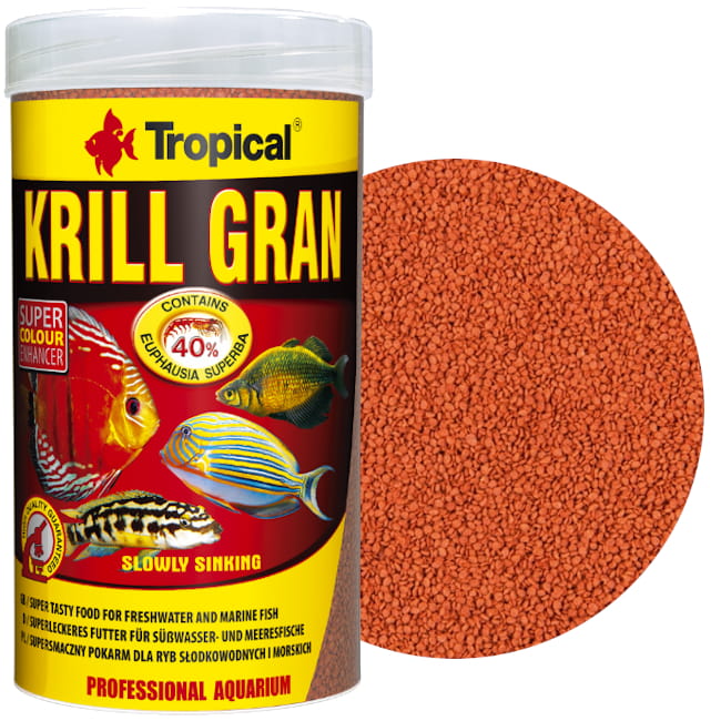 TROPICAL KRILL GRAN 250ML 135G POKARM WYBARWIAJĄCY